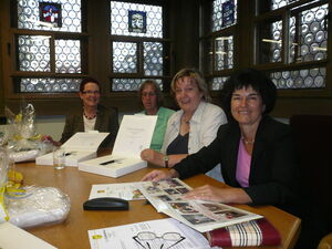 von links: Dorothee Hübner, Angelika Maier, Doris Daniel, Monika Lees