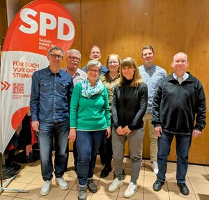 Die Kandidatinnen und Kandidaten der SPD für den Kreistag.