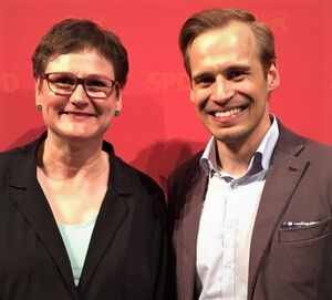 Leni Breymaier und Thomas Utz.